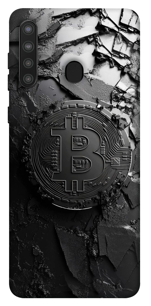 Чехол Dark bitcoin для Galaxy A21