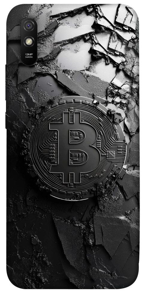 Чехол Dark bitcoin для Xiaomi Redmi 9A