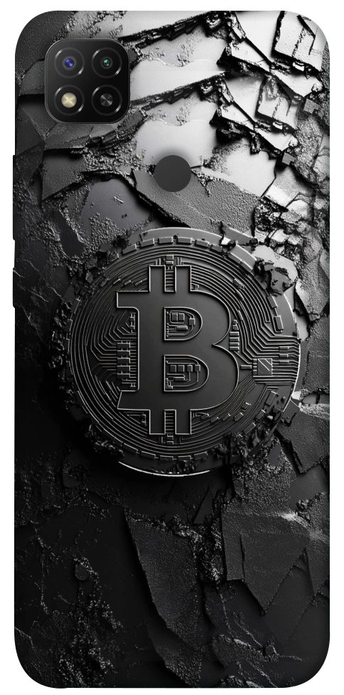 Чохол Dark bitcoin для Xiaomi Redmi 9C