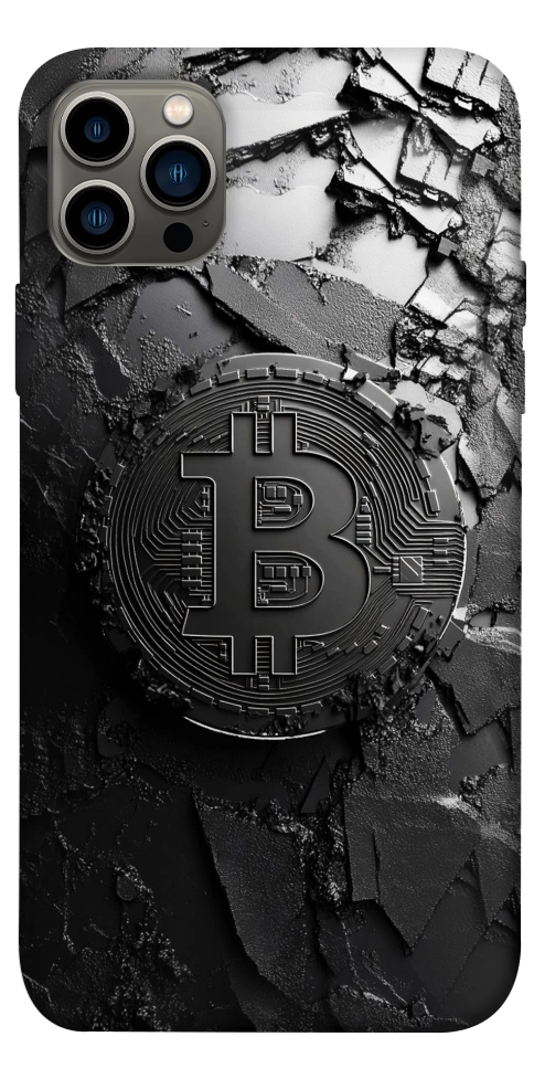 Чехол Dark bitcoin для iPhone 12 Pro