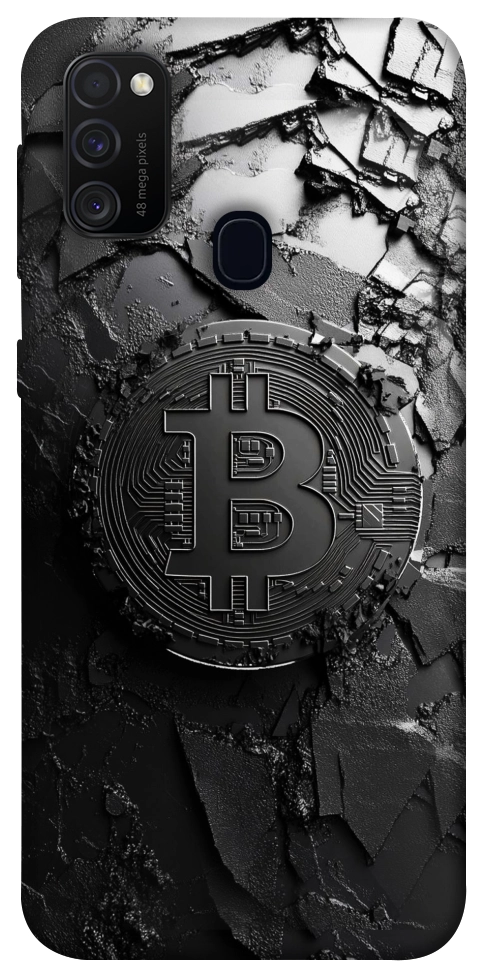 Чехол Dark bitcoin для Galaxy M30s