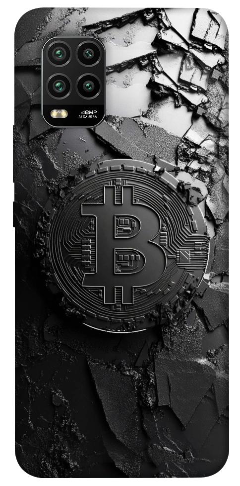 Чехол Dark bitcoin для Xiaomi Mi 10 Lite