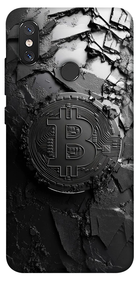 Чехол Dark bitcoin для Xiaomi Mi 8