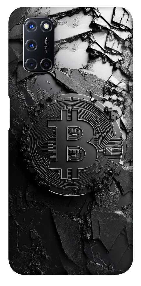 Чехол Dark bitcoin для Oppo A92