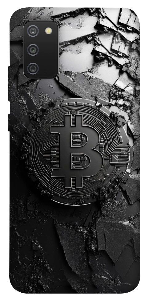 Чохол Dark bitcoin для Galaxy A02s