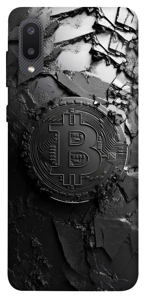 Чехол Dark bitcoin для Galaxy A02