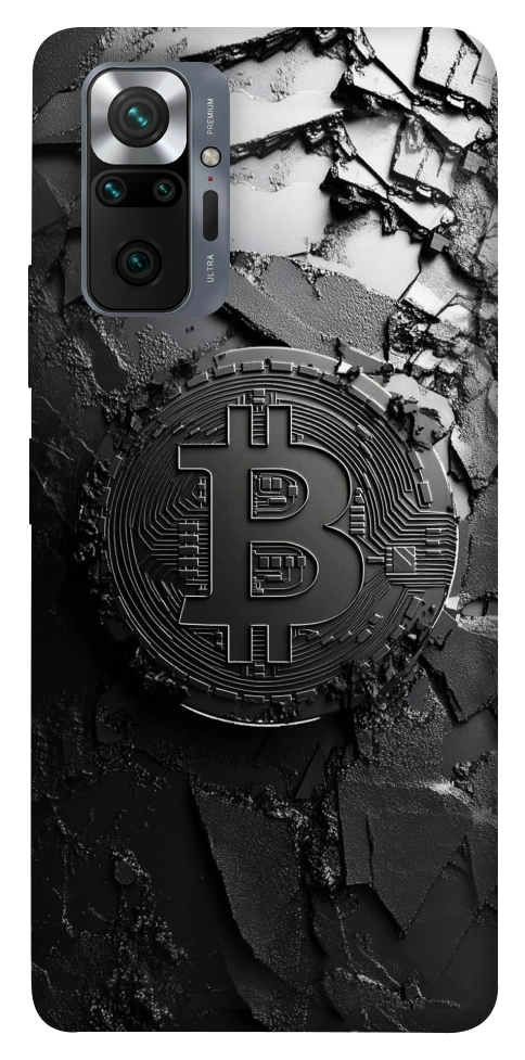 Чохол Dark bitcoin для Xiaomi Redmi Note 10 Pro