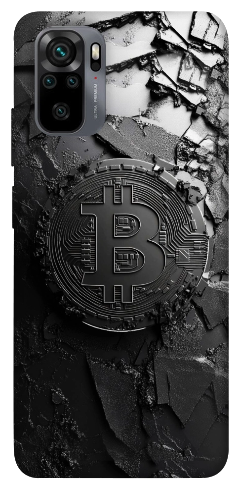 Чохол Dark bitcoin для Xiaomi Redmi Note 10