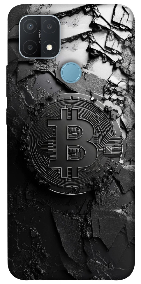 Чехол Dark bitcoin для Oppo A15