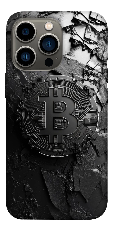 Чехол Dark bitcoin для iPhone 13 Pro