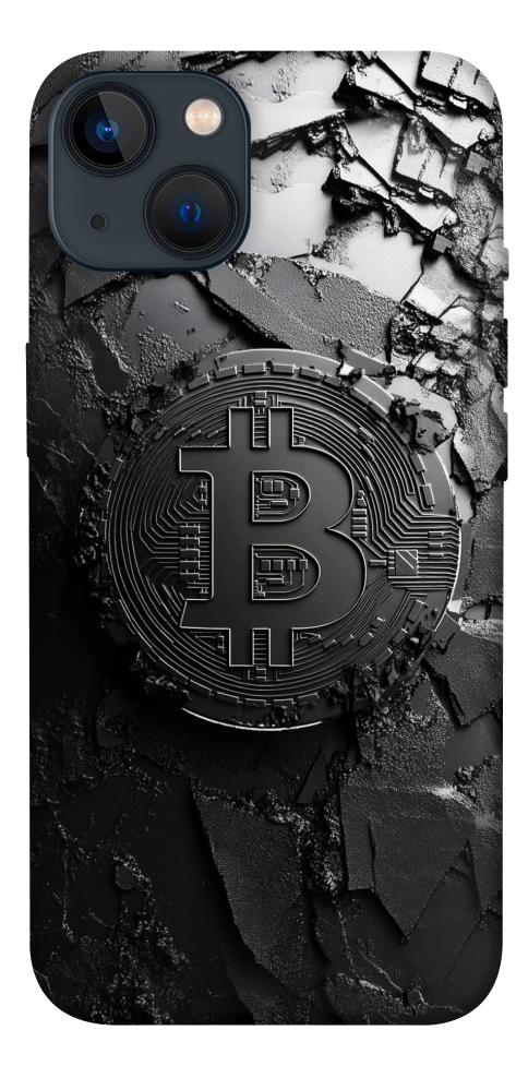Чохол Dark bitcoin для iPhone 13