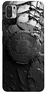 Чохол Dark bitcoin для Xiaomi Redmi Note 10 5G
