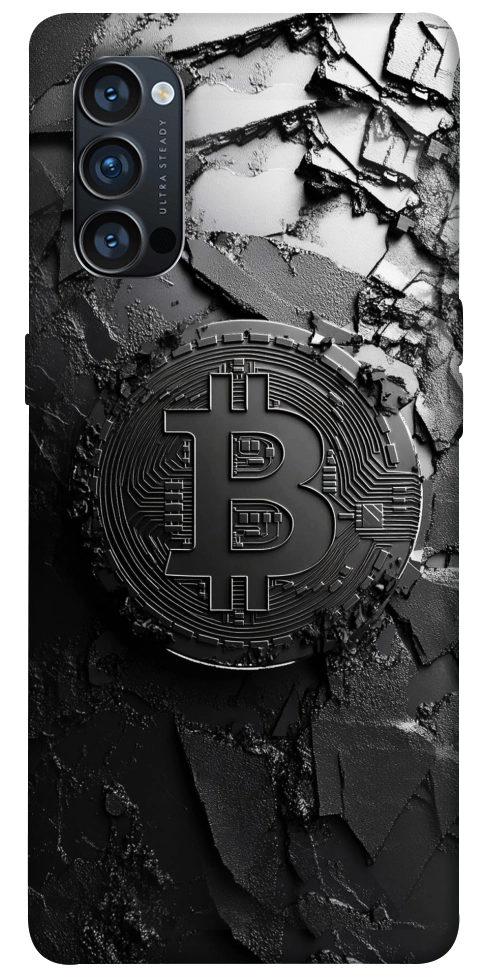 Чехол Dark bitcoin для Oppo Reno 4 Pro 5G