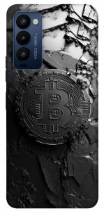Чехол Dark bitcoin для TECNO Camon 18