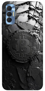 Чехол Dark bitcoin для TECNO Spark 8P