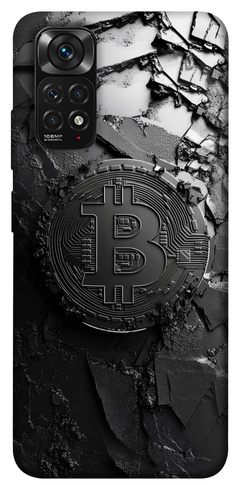 Чехол Dark bitcoin для Xiaomi Redmi Note 11 (Global)