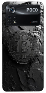 Чехол Dark bitcoin для Xiaomi Poco X4 Pro