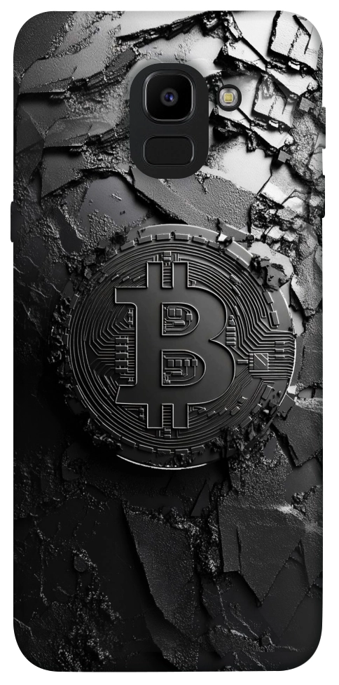 Чехол Dark bitcoin для Galaxy J6 (2018)