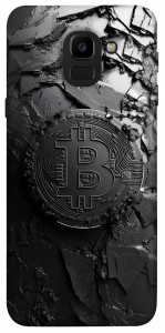 Чехол Dark bitcoin для Galaxy J6 (2018)