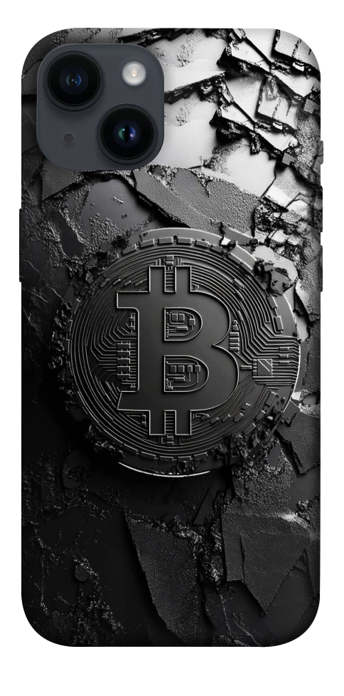 Чехол Dark bitcoin для iPhone 14