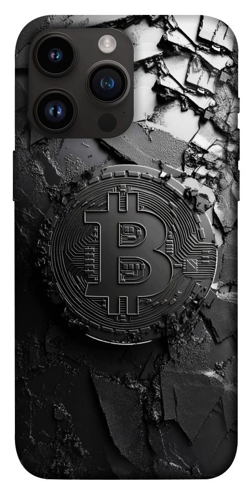 Чохол Dark bitcoin для iPhone 14 Pro Max