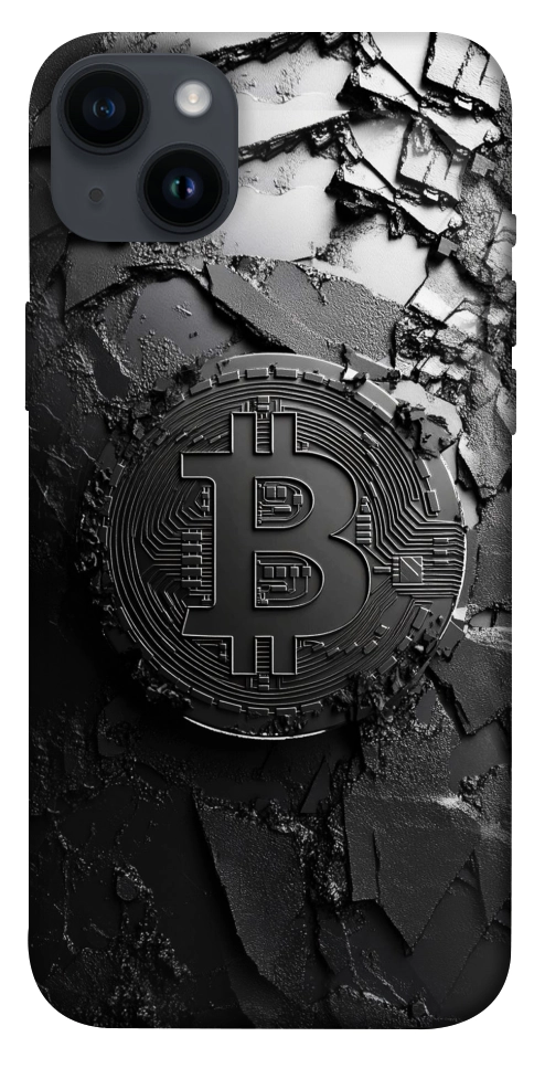 Чехол Dark bitcoin для iPhone 14 Plus