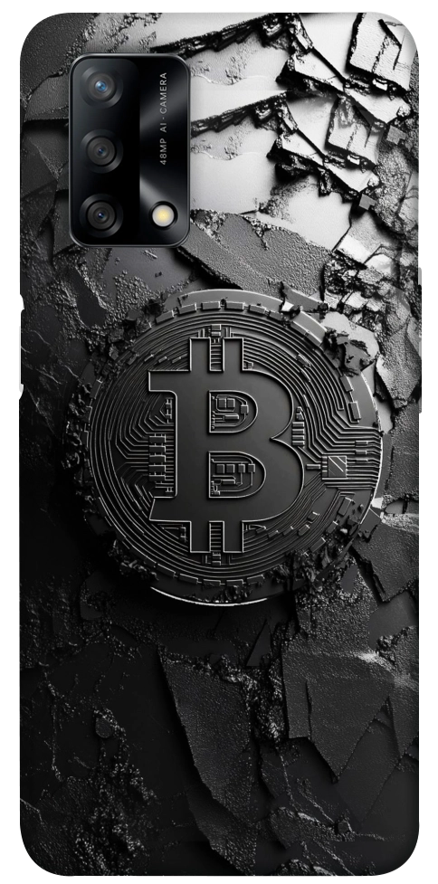 Чехол Dark bitcoin для Oppo F19