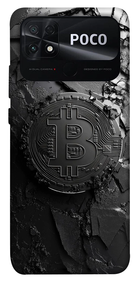 Чехол Dark bitcoin для Xiaomi Poco C40