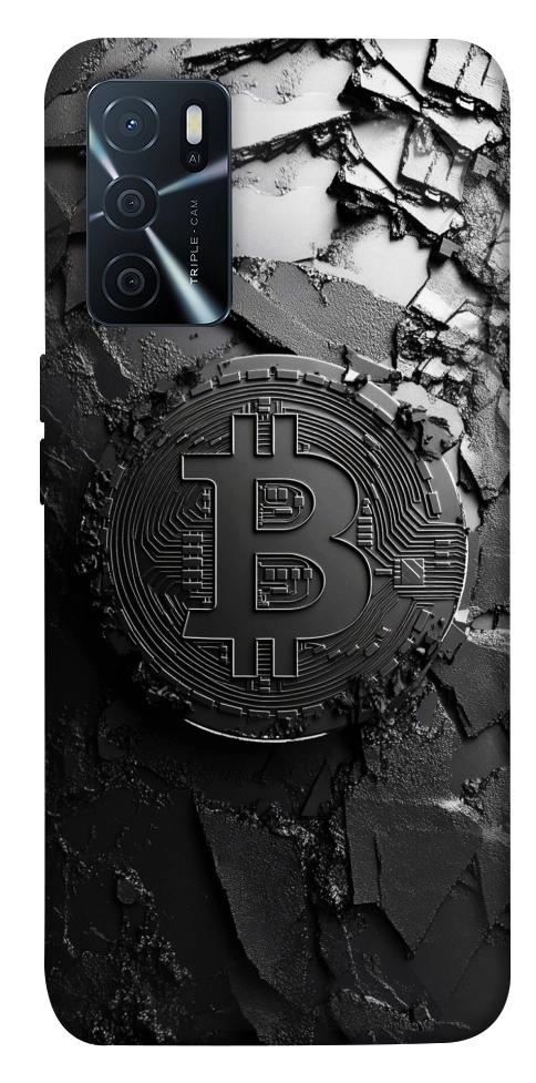 Чехол Dark bitcoin для Oppo A16