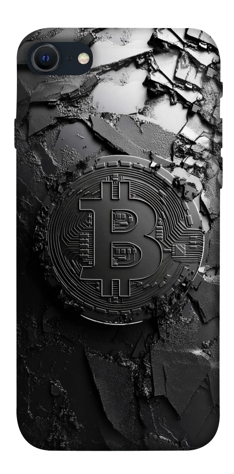 Чохол Dark bitcoin для iPhone SE (2022)