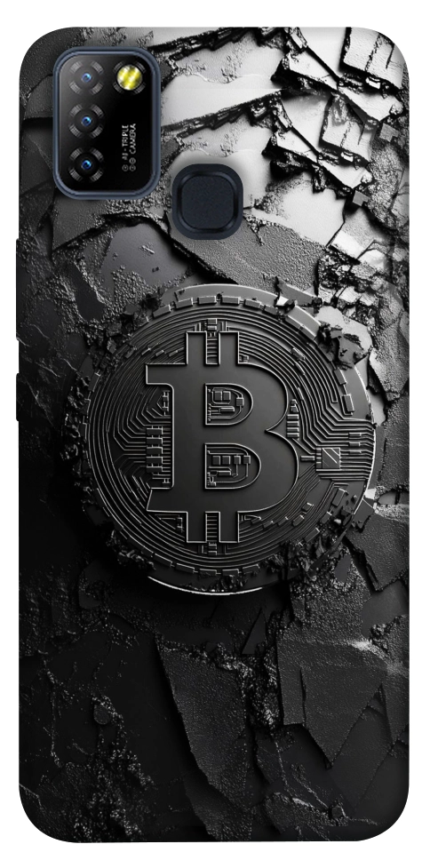 Чехол Dark bitcoin для Infinix Hot 10 Lite