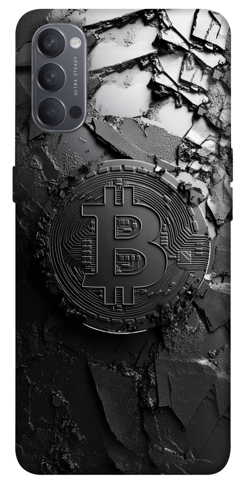 Чехол Dark bitcoin для Oppo Reno 4