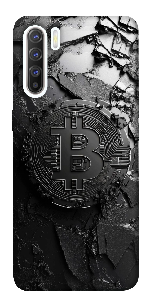 Чехол Dark bitcoin для Oppo Reno 3