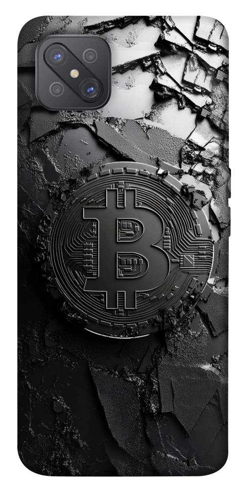Чехол Dark bitcoin для Oppo A92s