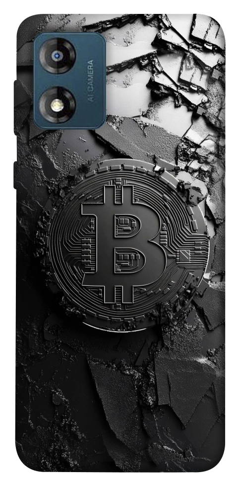 Чехол Dark bitcoin для Motorola Moto E13
