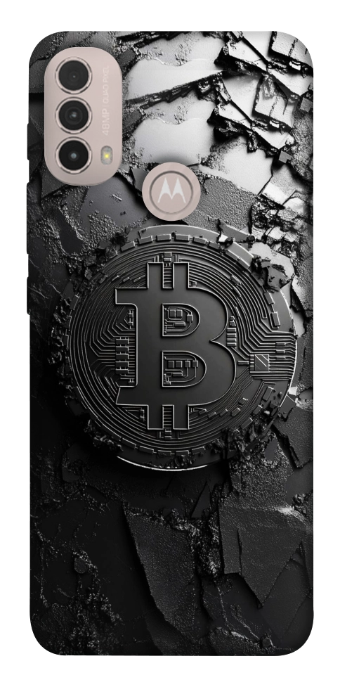 Чехол Dark bitcoin для Motorola Moto E40