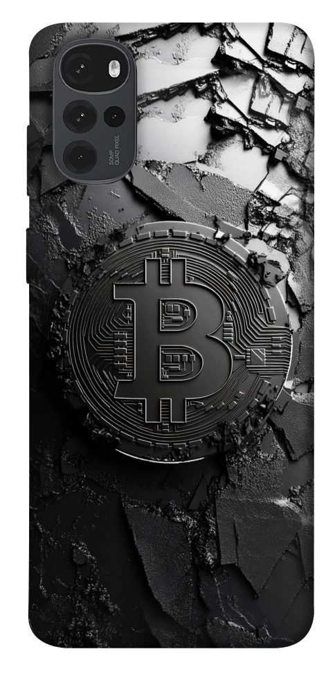 Чохол Dark bitcoin для Motorola Moto G22