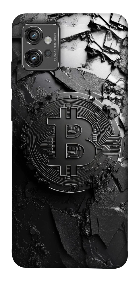 Чехол Dark bitcoin для Motorola Moto G32