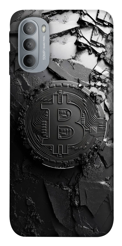 Чехол Dark bitcoin для Motorola Moto G31