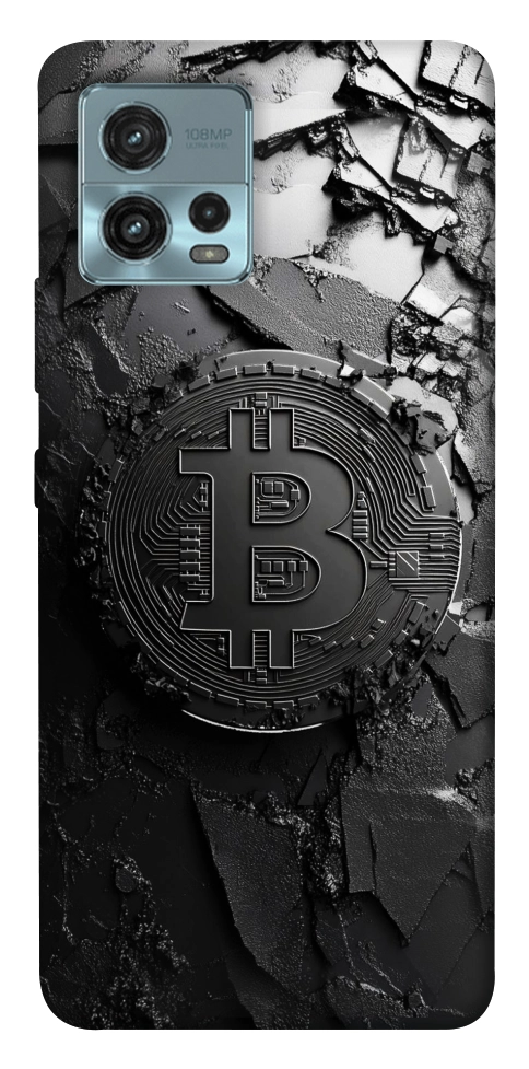 Чохол Dark bitcoin для Motorola Moto G72