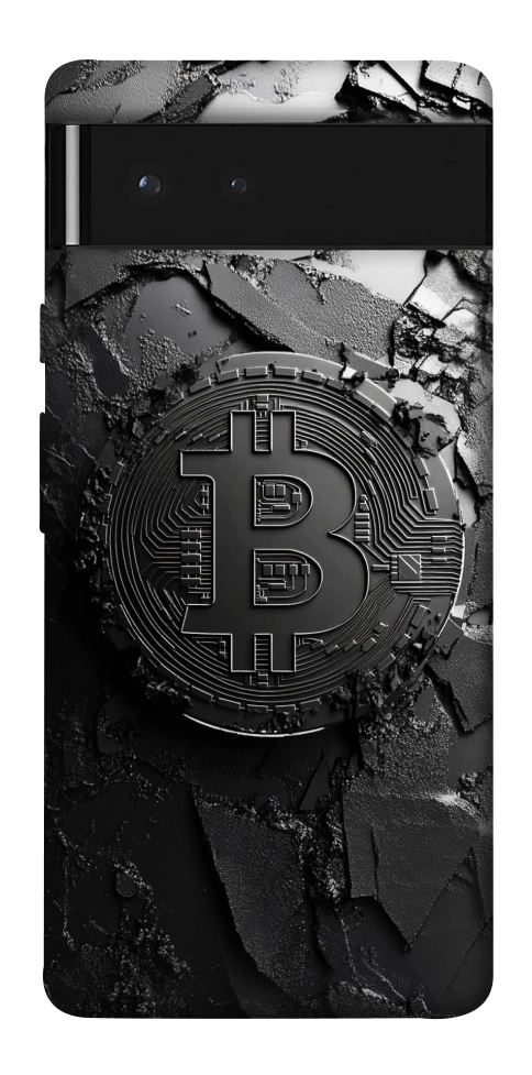 Чехол Dark bitcoin для Google Pixel 6