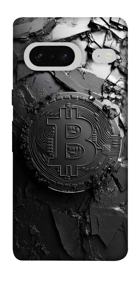 Чехол Dark bitcoin для Google Pixel 7