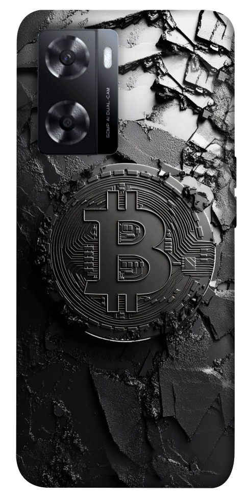 Чехол Dark bitcoin для Oppo A77s