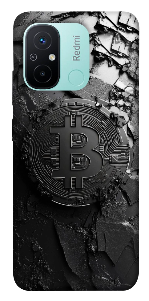 Чохол Dark bitcoin для Xiaomi Redmi 12C
