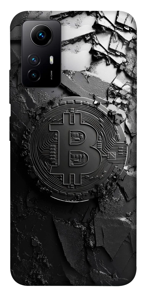 Чохол Dark bitcoin для Xiaomi Redmi Note 12S