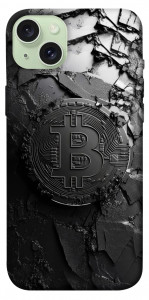 Чехол Dark bitcoin для iPhone 15 Plus