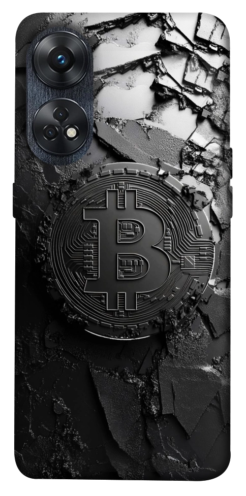 Чохол Dark bitcoin для Oppo Reno 8 T 4G