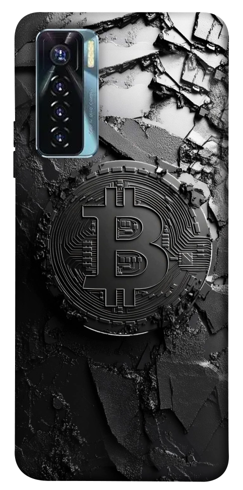 Чохол Dark bitcoin для TECNO Camon 17 Pro