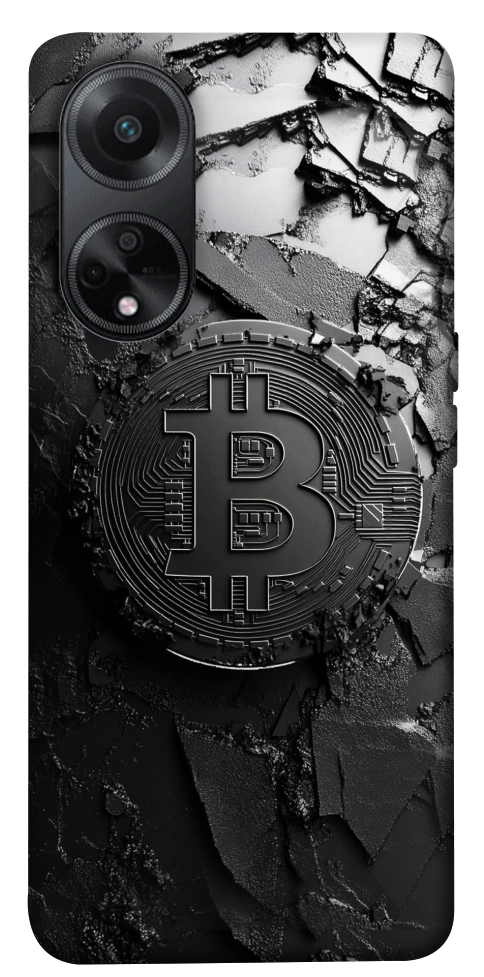 Чехол Dark bitcoin для Oppo A58 4G