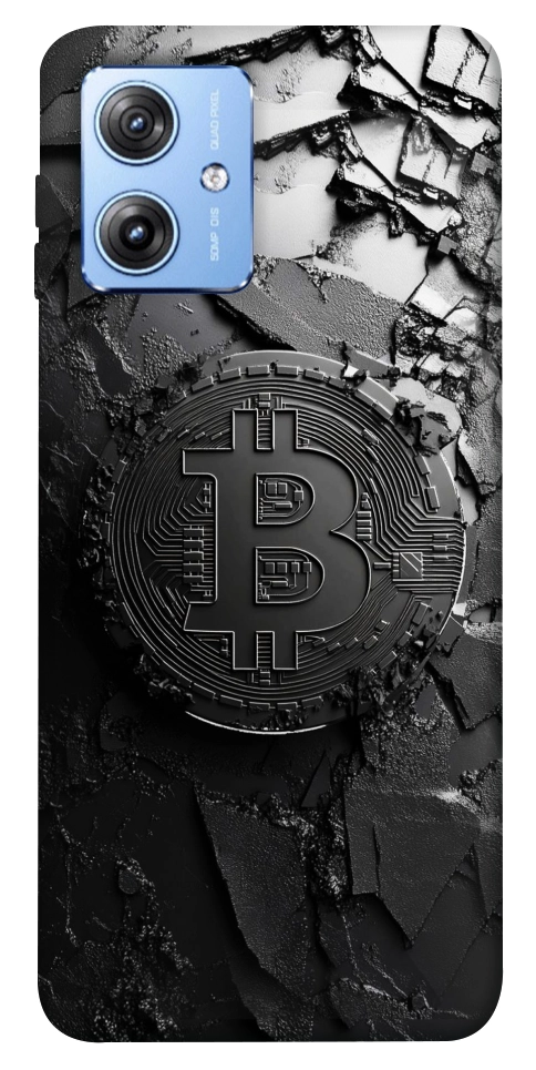 Чохол Dark bitcoin для Motorola Moto G84